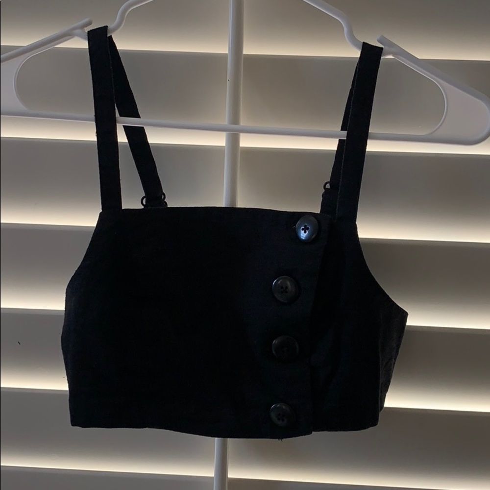 Black Crop Top